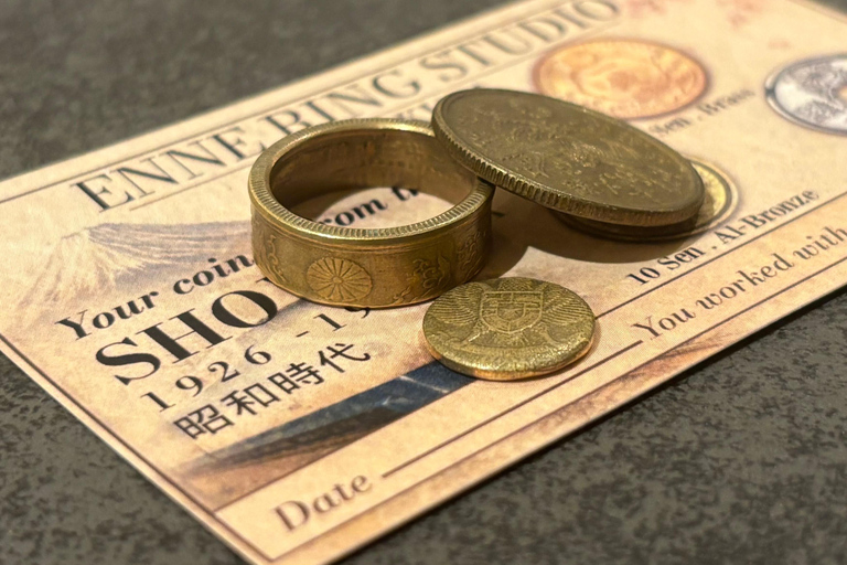 Vintage Coin Ring Making Workshop in Asakusa