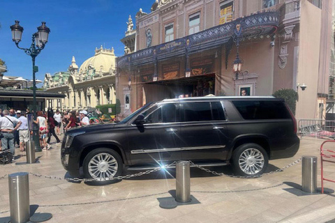 Nice: Monaco, Le Rocher, Eze-Fragonard Day Trip in a Cadillac Escalade Nice: Monaco, Le Rocher, Eze-Fragonard Luxury Day Trip in a Cadillac Escalade
