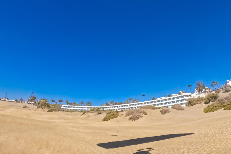 Gran Canaria : Parachutespringen boven de duinen van Maspalomas