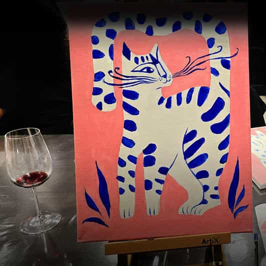Barcelona Fluorescent Painting with Wine and Creativity GetYourGuide