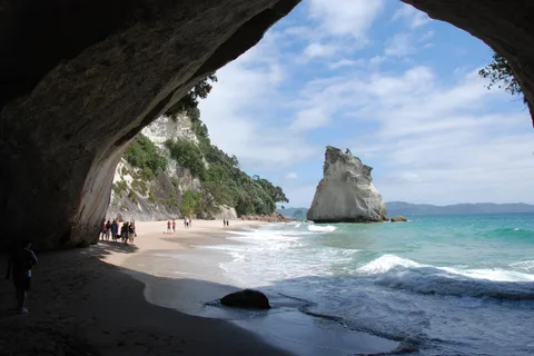 Auckland: Coromandel Day Tour z plażą Hot Water Beach