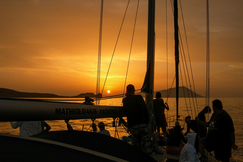 Adamas: Milos & Polyaigos Full-Day Sailboat Tour with Lunch Adamas: Milos and Polyaigos Full-Day Cruise with Lunch