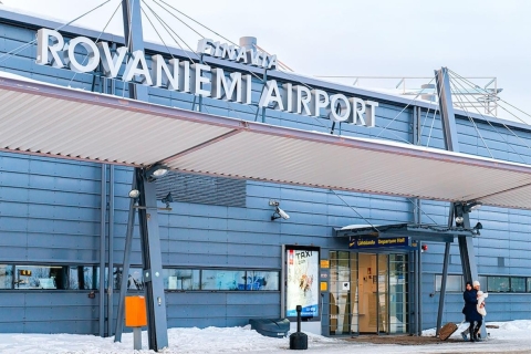 Privévervoer vanaf de luchthaven van Rovaniemi in het stadscentrum