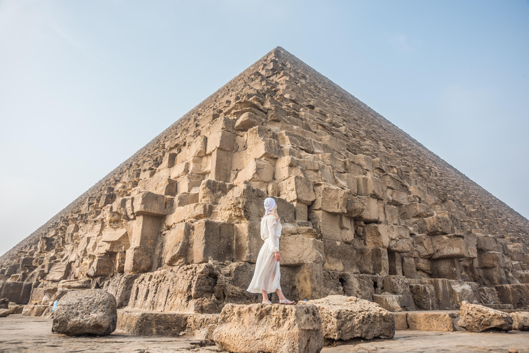 Caïro: Groots Egyptisch Museum, Piramides, Sfinx Tour &amp; LunchPrivé rondleiding met lunch