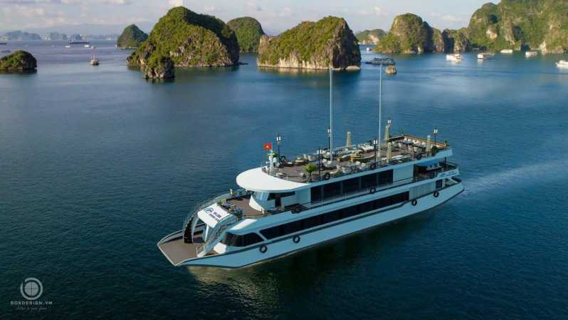 Ganztägiger Ausflug mit der Diamond Halong 5 Star Cruise per Limousine