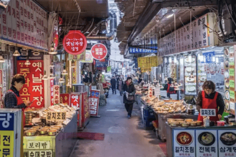 Séoul : visite culinaire en petit groupe avec dégustations