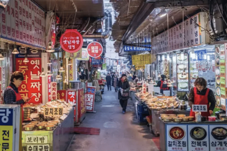 Séoul : visite culinaire en petit groupe avec dégustations