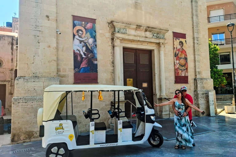 Heraklion: Electric Tuk Tuk City Tour 3 HOUR TOUR