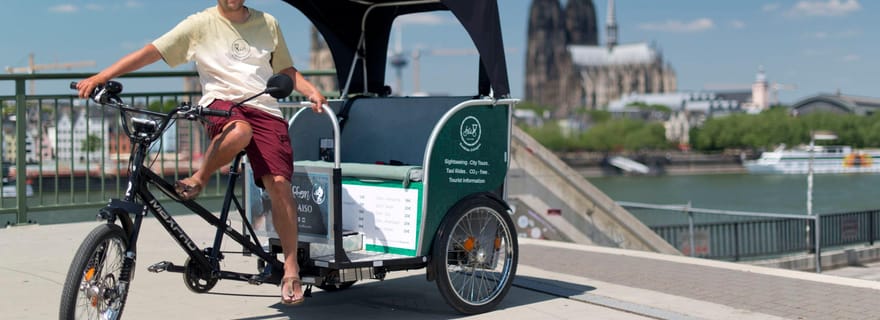 Cologne : visite guidée dégustation de chocolat en pousse-pousse
