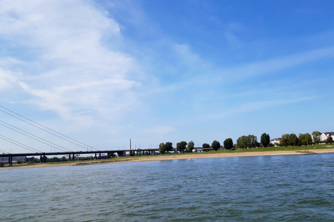 Düsseldorf: old city and the Rhine.