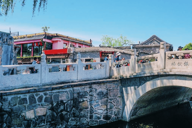 Beijing: Shichahai Hutong Tour per taxi te voet