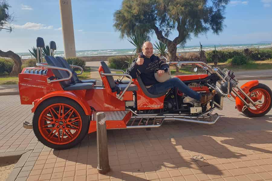 V8-Trike-Tour mit Fahrer/Guide für max. 4 Gäste. Foto: GetYourGuide