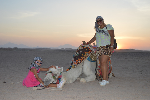 Hurghada: ATV Bike, Camel, Horse Ride with BBQ & Stargazing Shared Tour