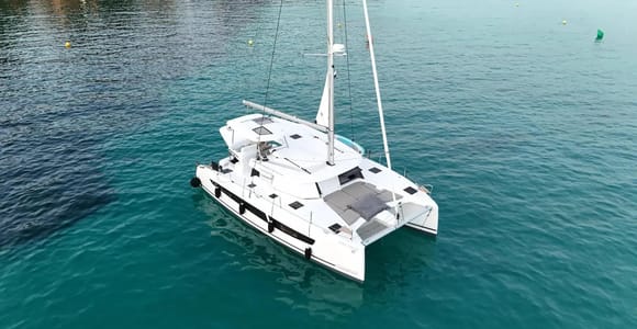 Cambrils: Exclusive Premium Sunset Catamaran with Tapas (Max 12)