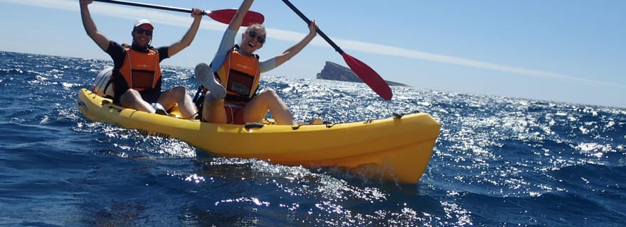 Benidorm : visite guidée en kayak avec plongée et photos