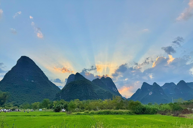 Yangshuo: Ruyi Peak, E-Bike & Liu Sanjie Show Full Day Tour Private Tour With & Guide
