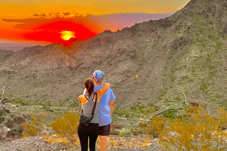 Prachtige wandeling met gids bij zonsondergang in Phoenix, Arizona