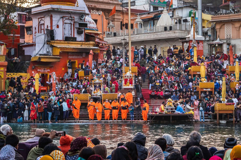 Excursión guiada privada de un día a Haridwar y Rishikesh desde Delhi