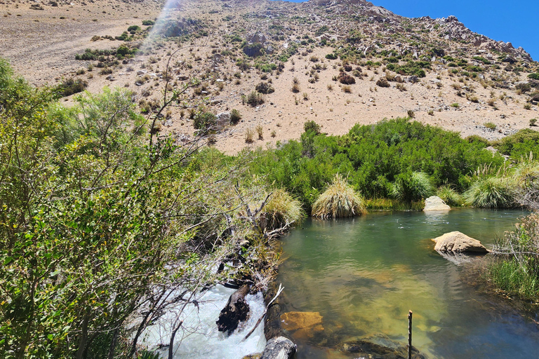 Horseback riding in the Cochiguaz River Sanctuary in the Elqui Valley.