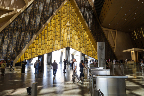 Grand Egyptian Museum & Khan El Khalili Bazaar Guided Tour Shared Tour with Entry Ticket