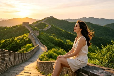 Afternoon Bus Transfer to Mutianyu Great Wall + Entry Ticket