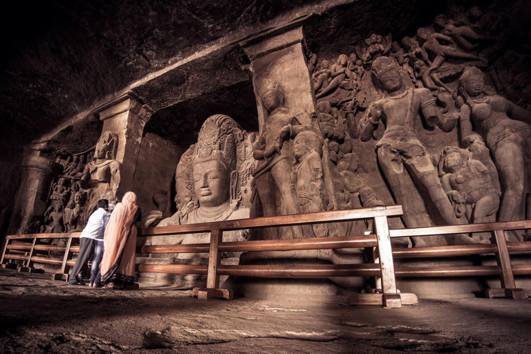 Elephanta Caves Half Day Guided Tour All Include Private Tour with Pickup & Drop-Off