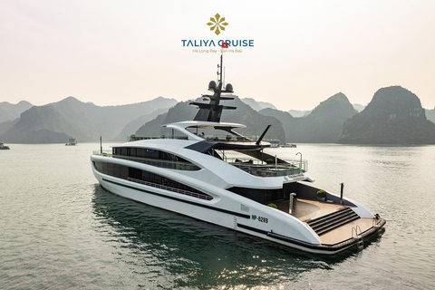 From Hanoi: Lan Ha Bay Premium Luxury Day Cruise Shared Cruise + Share Limousine bus transfer