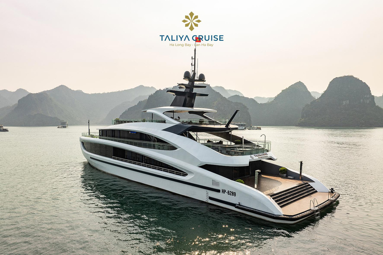 From Hanoi: Lan Ha Bay Premium Luxury Day Cruise Shared Cruise + Share Limousine bus transfer