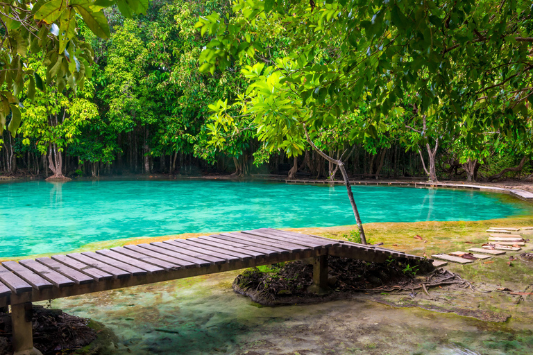 Phuket: Emerald & Blue Pool, Hot Springs & Tiger Cave Krabi Private Tour, Hotel Pick-Up and Drop-Off, English Guide