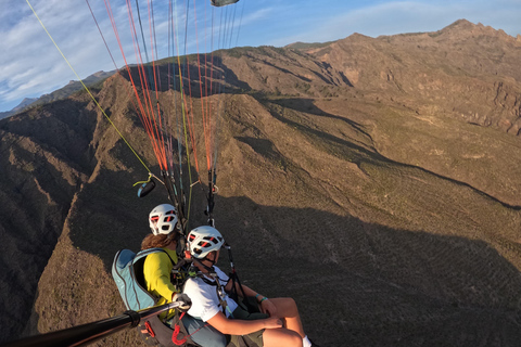 Tenerife: Sunset Paragliding Flight with Photos and Videos