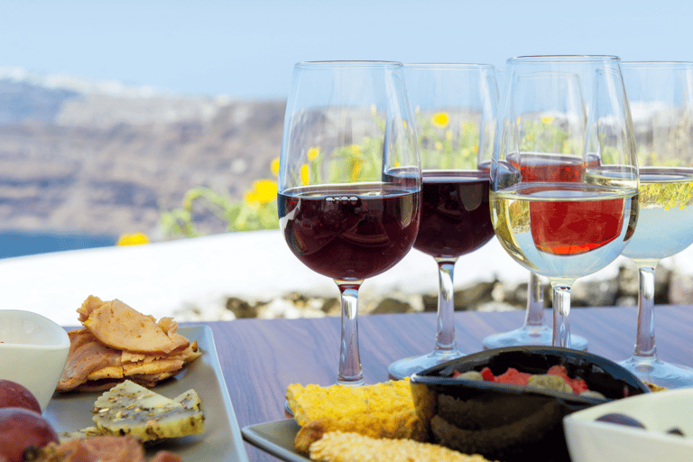 Santorini: tour per piccoli gruppi di 3 cantine locali