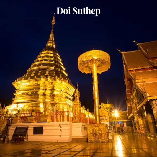 Chiang Mai: Doi Suthep & Wat Umong VAGY Wat Pha Lat Éjszakai túra