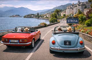 Ab Mailand: Private Tagestour am Lago Maggiore im Oldtimer