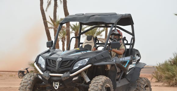 Marrakech : aventure en buggy ZFORCE dans la palmeraie