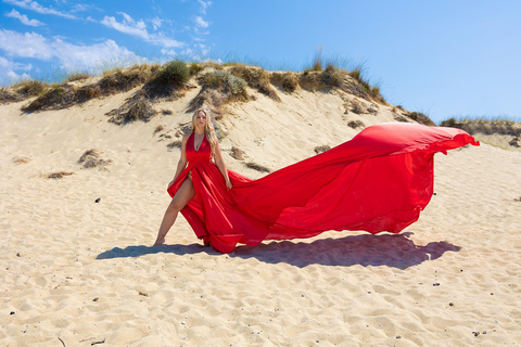 Naxos Flying Dress Photo Shooting