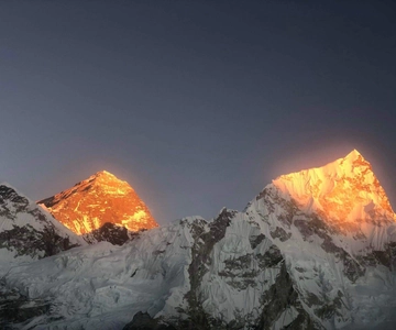 Mt Everest Sunrise View, KalaPatthar Trek Helicopter Return.