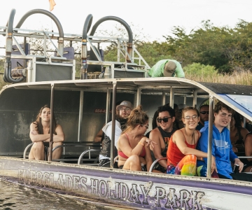 Fra Miami: Everglades Airboat, dyrelivsshow og bustransport