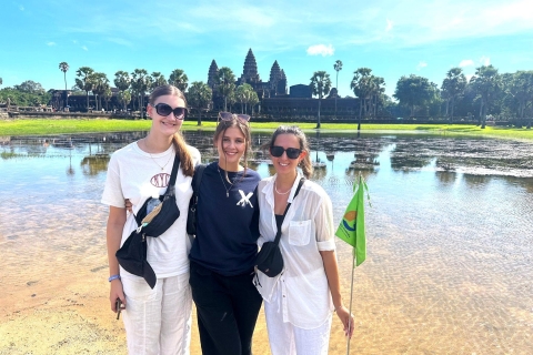 Siem Reap : visite guidée des temples en petit groupe, 1 jAngkor Wat: visite guidée des points forts et du lever du soleil