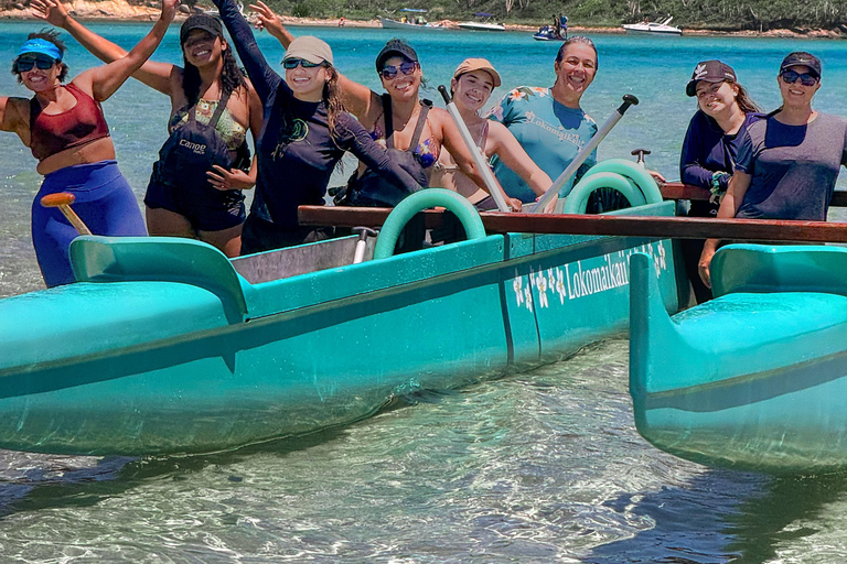 Cabo Frio: Guided Hawaiian Canoe Experience