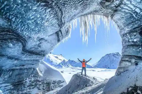 Reykjavik: Katla ijsgrot & zuidkust watervallen tour