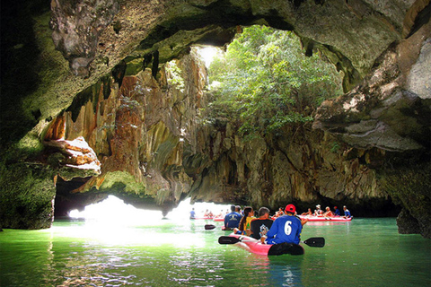 Khao Lak: Isola di James Bond e tour in barca con la canoa