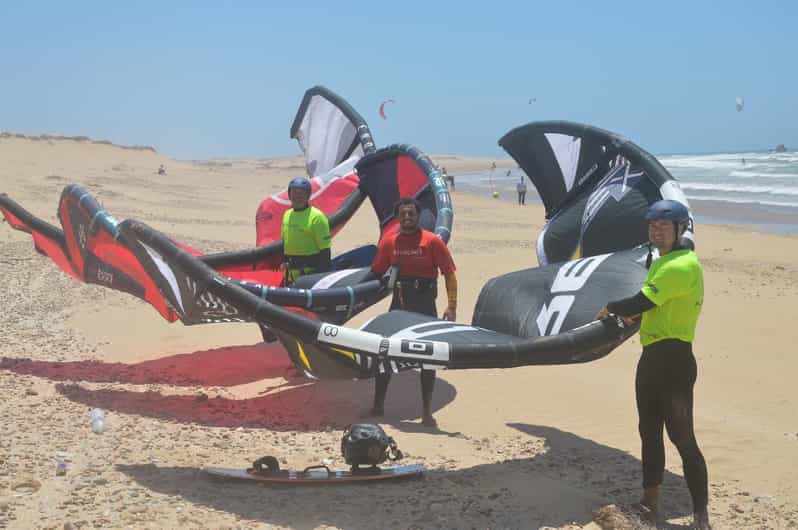 Cours de kitesurf de 2 heures à Essaouira (tous niveaux) avec douche chaude - kitesurf