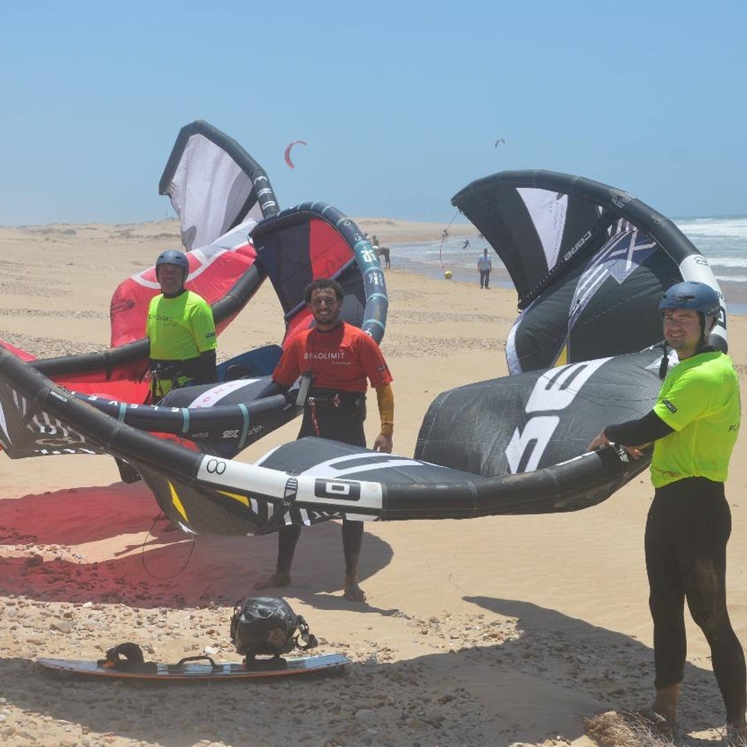 Essaouira : cours de kitesurf avec vestiaires et douches chaudes