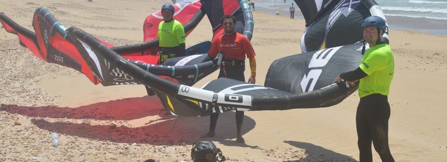 Essaouira : cours de kitesurf avec vestiaires et douches chaudes
