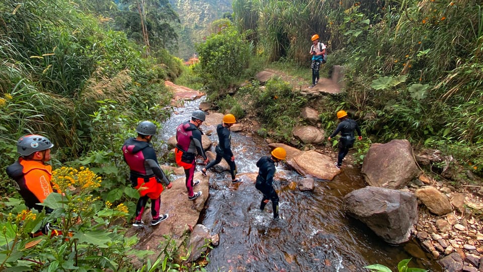 Baños de Agua Santa, Canyoning dans les cascades de Chamana - Hizvo