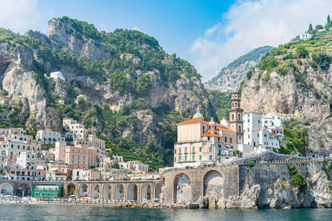 From Naples or Sorrento: Amalfi Coast Full-Day Trip Departure from Sorrento: Group Tour in English