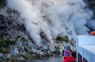 Waimangu: Wanderung durch das Vulkantal und Kreuzfahrt auf dem Rotomahana-See