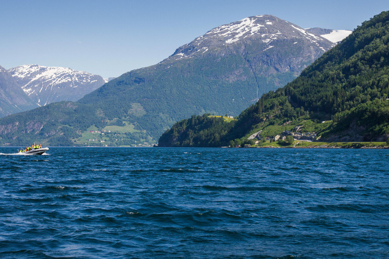 Olden: Nordfjord RIB rondvaart met live commentaar