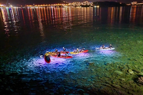Budva: Aventura nocturna en kayak y SUPKayak