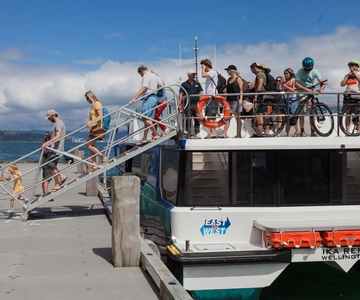 Wellington: Terugkeer met de veerboot naar Days Bay